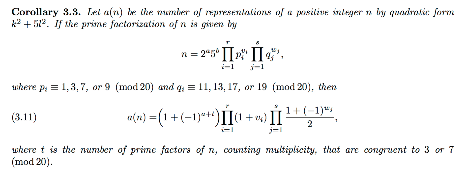 Number Theory  Sums of Squares Part 7. 