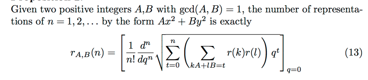 Jacobi's four-square theorem 